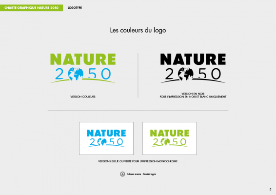 les couleurs du logo